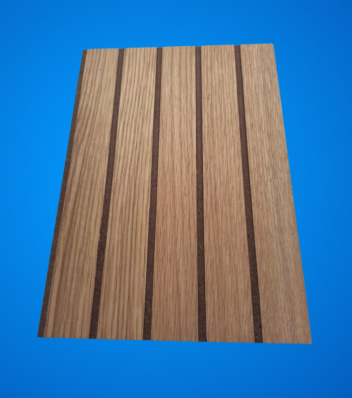 A4 Sample Panel -  Genuine White Oak Slatted Wood Wall Panel